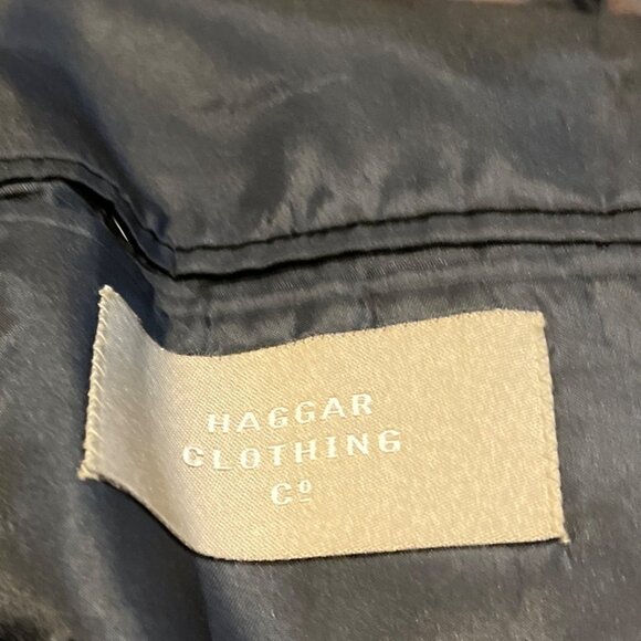 Haggar Clothing Co Size 44 Brown Plaid Blazer/Jacket 35e - Picture 8 of 16